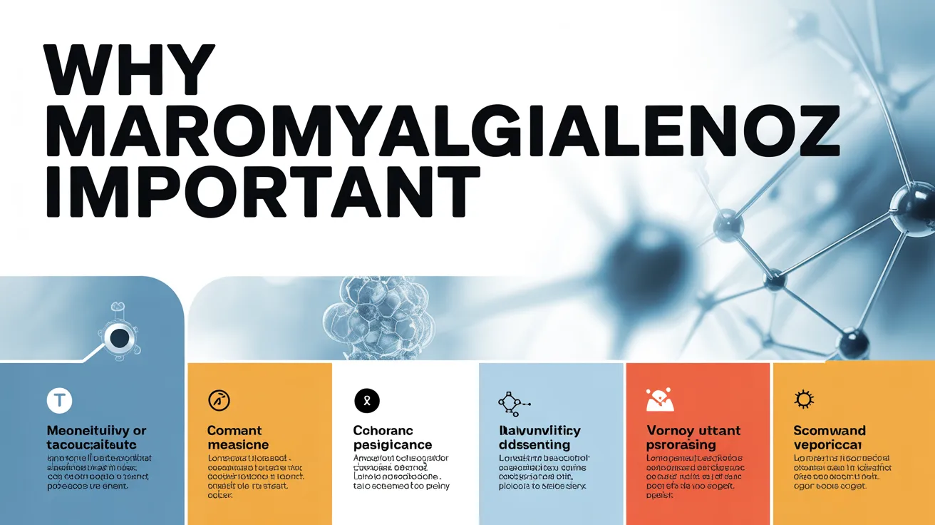 Why Maromyalgialenoz Important